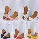 Hnzxzm Fashion Woman Sandals Comfortable Sandals Women Summer Low Heel Retro Peep Toe Ladise Shoes