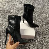 Hnzxzm Ankle Boots For Women Winter Shoes Fashion Female Boots 2021 Brand Women Pump Shoes High Quality Elegant High Heels Boot