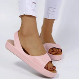 Hnzxzm Fashion Woman Sandals Comfortable Sandals Women Summer Low Heel Retro Peep Toe Ladise Shoes