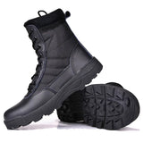 Hnzxzm  Men Military Boot Combat Mens Camo Ankle Boots Tactical Big Size 36-47 Army Boot Male Shoes Work Safety Shoes Motocycle Boots