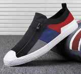 Hnzxzm Men Vulcanized Shoes Spring/Autumn Designer Sneakers Breathable Men Loafers Shoes Soft Sole Comfortable Casual shoes Flats