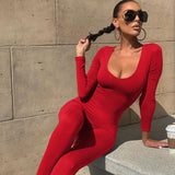 tailgate outfit black women Spring and Summer Women's New Fashionable Long-Sleeved Slim-Fit Hip-Lifting Pants