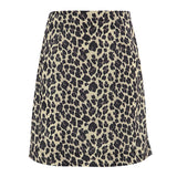 clothes Autumn Retro Street Style Leopard Print Slim Slimming High Waist Skirt New Hip Skirt for Women