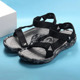 Hnzxzm New Summer Men's Sandals Summer Sport Comfortable Flat Beach Fashion Slippers Outdoor Walking Non-slip Casual Flip Flop