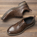 Hnzxzm 40~46 Casual Shoes Men Fashion Brand Comfortable 2024 Leather Shoes Men