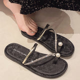 Hnzxzm Designer Summer Women Slippers Fashion Clip Toe Flats Slides Ladies Outdoor Casual Beach Sandalias Flip Flop