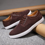 Hnzxzm Leather Shoes Men outdoor fashion Casual Sneakers Shoe suede Leather Loafers Men Shoes Moccasins Shoe Footwear big size 48