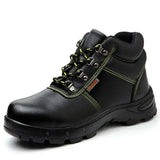 Hnzxzm Industrial Safety Male Shoes Puncture-Proof Non Slip Steel Toe Work Men's Boots Comfortable High Quality New Fashion