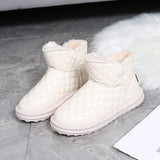 Hnzxzm New 2024 Women's Snow Boots Winter Warm Plush Boots Women's  Winter Casual Shoes Women's Ankle  Fashion Boots Platform Shoes