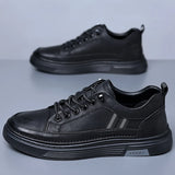 Hnzxzm Designer's New Men's Genuine Leather Casual Shoes Wear Resistant Oxford Shoes Fashion Men's Mountaineering Shoes