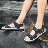 Hnzxzm Hot Sale New Fashion Summer Leisure Beach Men Shoes High Quality Sandals The Big Yards Men's Sandals