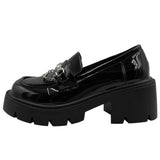 Hnzxzm mary janes Shoes Woman 2024 trend British Style Oxfords Mouth Round Black Flats Casual Female Sneakers Ladies Footwear Loafers