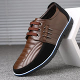 Hnzxzm Men Genuine Leather fur Shoes High Quality Elastic Band Fashion Design Solid Tenacity Comfortable Men's Shoes Big Sizes