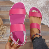 Hnzxzm New Summer Sandals Travel Women Shoes New Sandal Sole Durable Sandal Ladies Outdoor Beach Slippers Platform Sandals