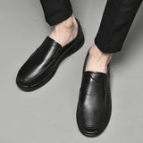 Hnzxzm Fashion Classic Men Office Shoes Brown Cow Leather Men Dress Shoes In Flats Men Business Shoes