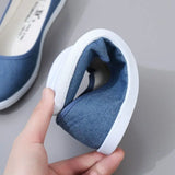 Hnzxzm Women Footwear Flat Canvas Round Toe Ladies Shoes Slip on Light Free Shipping and Low Price Summer Comfortable Elegant A 39