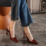 Hnzxzm New Breathable Fashion Woman Shoes Stiletto Sandals For Women Thin Heels Comfort Comfortable And Elegant