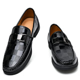 Hnzxzm Patent Leather Loafers Men Casual Shoes For Gentleman Loafer Formal Shoes Instappers Heren Big Size 47 48