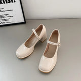 Hnzxzm French Elegant High Heels Shoes Office Lady Pure Color Korean Style Sandals Design Summer Chic Casual Non Slip Sandals