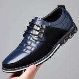 Hnzxzm Casual Leather Shoes for Men Trend Men Business Shoes Office Comfort Working Footwear Man Loafers Big Size 38-50 Tenis Masculino