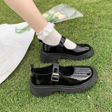 Hnzxzm New Lolita Shoes Japanese Mary Jane Shoes Women Retro Girls Students JK Uniform Platform Shoes Cosplay High Heels