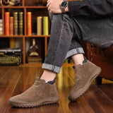 Hnzxzm Man Shoes Casual Lightweight With Fur Boots for Men Trendy 2025 Low Price High Quality Footwear Hot Selling Cheap Designer New