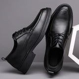 Hnzxzm Men's Business Shoes, Fashionable Low-Top Fashion Shoes, Men's Formal Business Dress Shoes 38-44