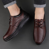 Hnzxzm Men Genuine Leather Shoes Business Formal Shoes 100% Cowhide Breathable Sneaker New Leather Sneakers