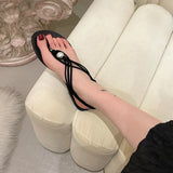 Hnzxzm Women's Shoes with Low Heels Summer Diamond Footwear Pvc Plastic Sandals for Woman Flip-flops Black Rhinestones Sandal F H