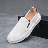 Hnzxzm Fashion Men Espadrilles New Breathable Casual Men Loafers Summer Casual Walking Canvas Sneakers Shoes Men Comfortable Sneakers