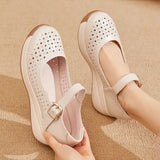 Hnzxzm Women's Shoes Mesh Breathable Wedge Female Footwear Off White 39 Original Summer 2024 Offers Free Shipping Cheap Autumn Offer On