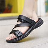 Hnzxzm Sandals for Men outdoor Summer Comfortable Men's Sandal breathable Men Leisure Beach Shoes for Men fashion shoes
