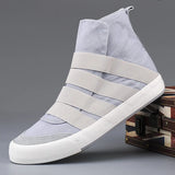 Hnzxzm New Autumn Men's Trendy Sneakers Leather Soft Sole Men Shoes