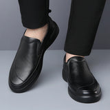 Hnzxzm Men's casual leather shoes Genuine Leather Men's Casual Shoes Summer Men Shoes handmade Natural Cow Leather Men Loafers