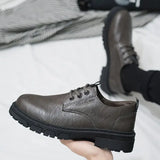 Hnzxzm Male Casual Shoe Loafers Men's Leather Shoes Office Soft On Sale Pu High Quality Fashion New Arrivals Summer