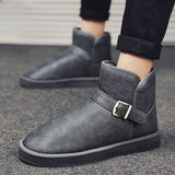 Hnzxzm With Fur Snow Boots for Men Warm Winter Casual Size 44 New Classic Designer 45 Hot Selling Original Deals High Quality Man Shoes