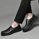 Hnzxzm Fashion Classic Men Office Shoes Brown Cow Leather Men Dress Shoes In Flats Men Business Shoes