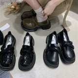 Hnzxzm Green Normal Leather Casual Black Women's Summer Footwear Platform Shoes for Woman Loafers on Sale Trend Offer High Quality