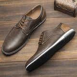 Hnzxzm 7-14 Casual Shoes Men Fashion Comfortable 2024 Brand Leather Loafer Men