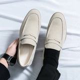 Hnzxzm Spring New Classic Suede Loafers Men Casual Shoes Luxury Brand Mens Breathable Slip on Driving Shoes Nubuck Leather Moccasins