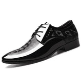 Hnzxzm Oxfords Leather Men's Shoes Casual Dress Men Lace Up Breathable Formal Office for Man Big Size 38-48 Flats