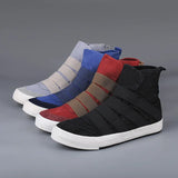 Hnzxzm New Autumn Men's Trendy Sneakers Leather Soft Sole Men Shoes