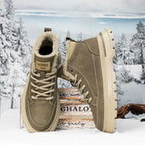 Hnzxzm Male Winter Shoes Warm Cold Proof Men's Snow Boots High Top New in Offer Waterproof Luxury Brands Footwear Cotton Shoe Quality