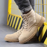 Hnzxzm Men's Boots Industrial Safety Steel Toe Winter Work Puncture-Proof Male Shoes Warm Size 44 Original Deals Y2k Low Price Offers