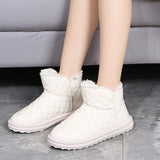 Hnzxzm New 2024 Women's Snow Boots Winter Warm Plush Boots Women's  Winter Casual Shoes Women's Ankle  Fashion Boots Platform Shoes