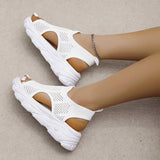 Hnzxzm Women Sandals Women Casual Platform Shoes Thick-Soled Sandalias Open Toe Beach Shoes for Women