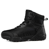 Hnzxzm New Breathable Desert Hiking Boots Men's High Tops Outdoor Hiking Shoes Lightweight Men's Boots Anti-hot Non-slip Thick Soles