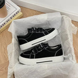 Hnzxzm Woman Footwear Black High on Platform Casual Light Canvas Shoes for Women Offers Designer Luxury Comfortable and Elegant New In