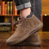 Hnzxzm Man Shoes Casual Lightweight With Fur Boots for Men Trendy 2025 Low Price High Quality Footwear Hot Selling Cheap Designer New