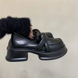 Hnzxzm Green Normal Leather Casual Black Women's Summer Footwear Platform Shoes for Woman Loafers on Sale Trend Offer High Quality